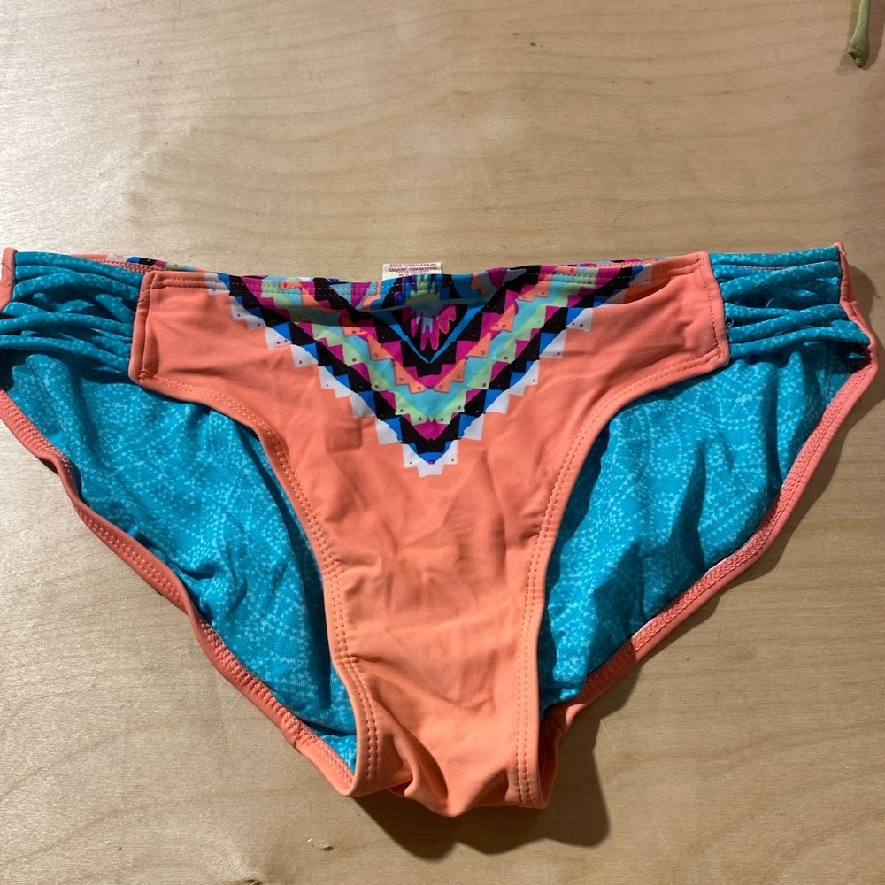 OP Colorful Geometric Bikini Bottom Size Medium (7-9) (HF)